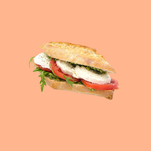 Caprese sandwich white