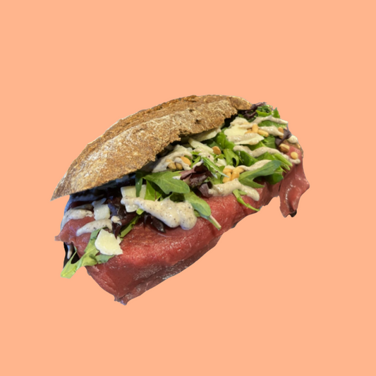 Carpaccio sandwich brown